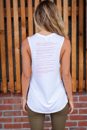 Well Behaved Woman Muscle Tank