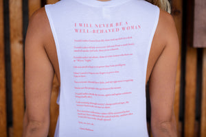 Well Behaved Woman Muscle Tank